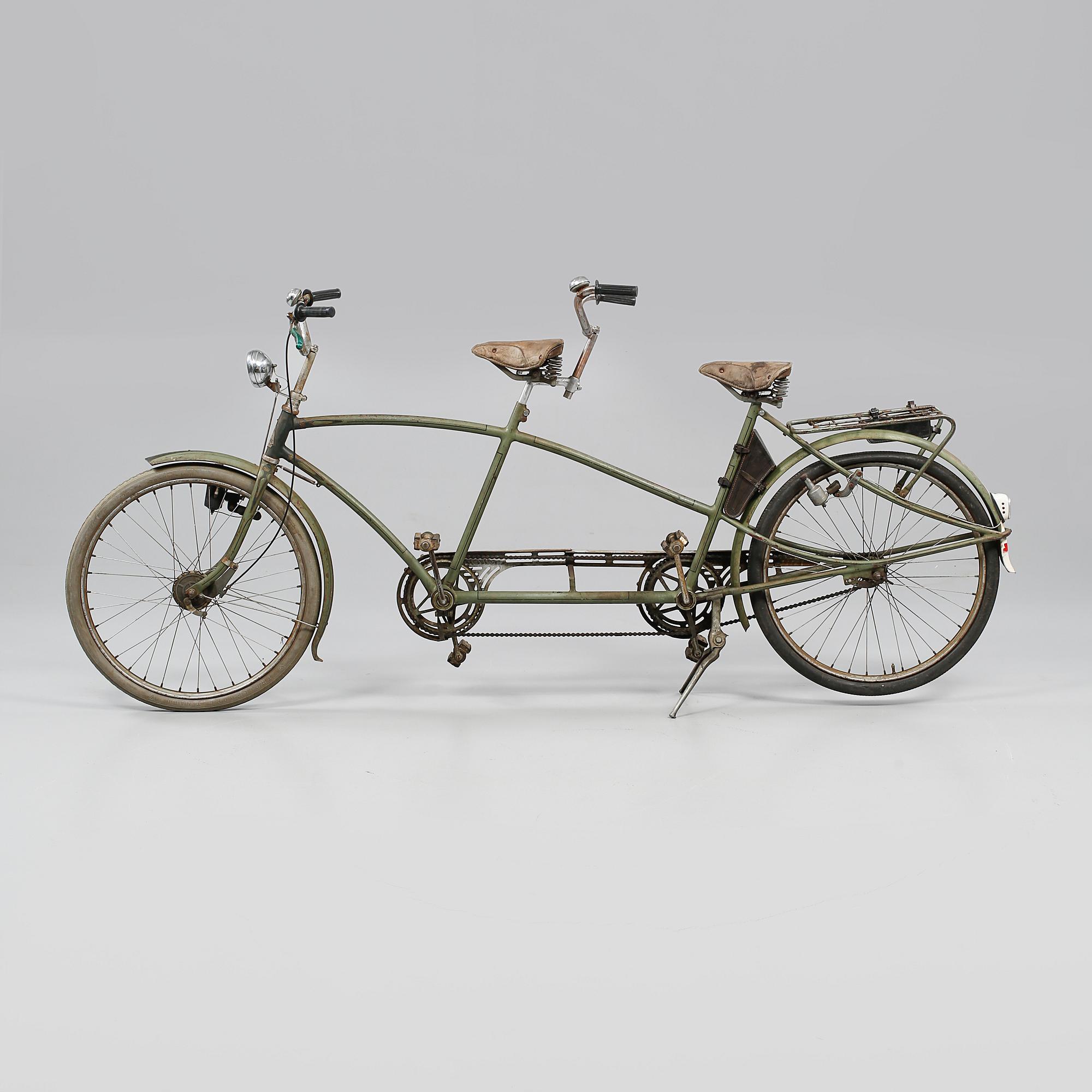 TANDEMCYKEL, Monark, 1900-talets mitt.