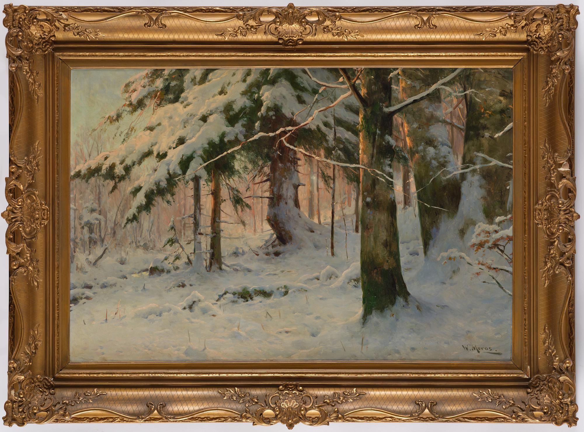Walter Moras, Winter Landscape.