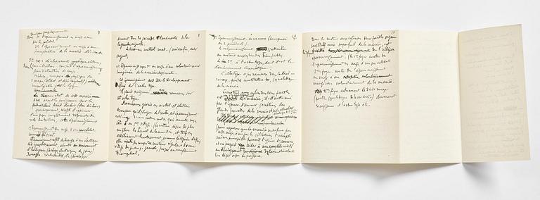 Marcel Duchamp, "Green box".