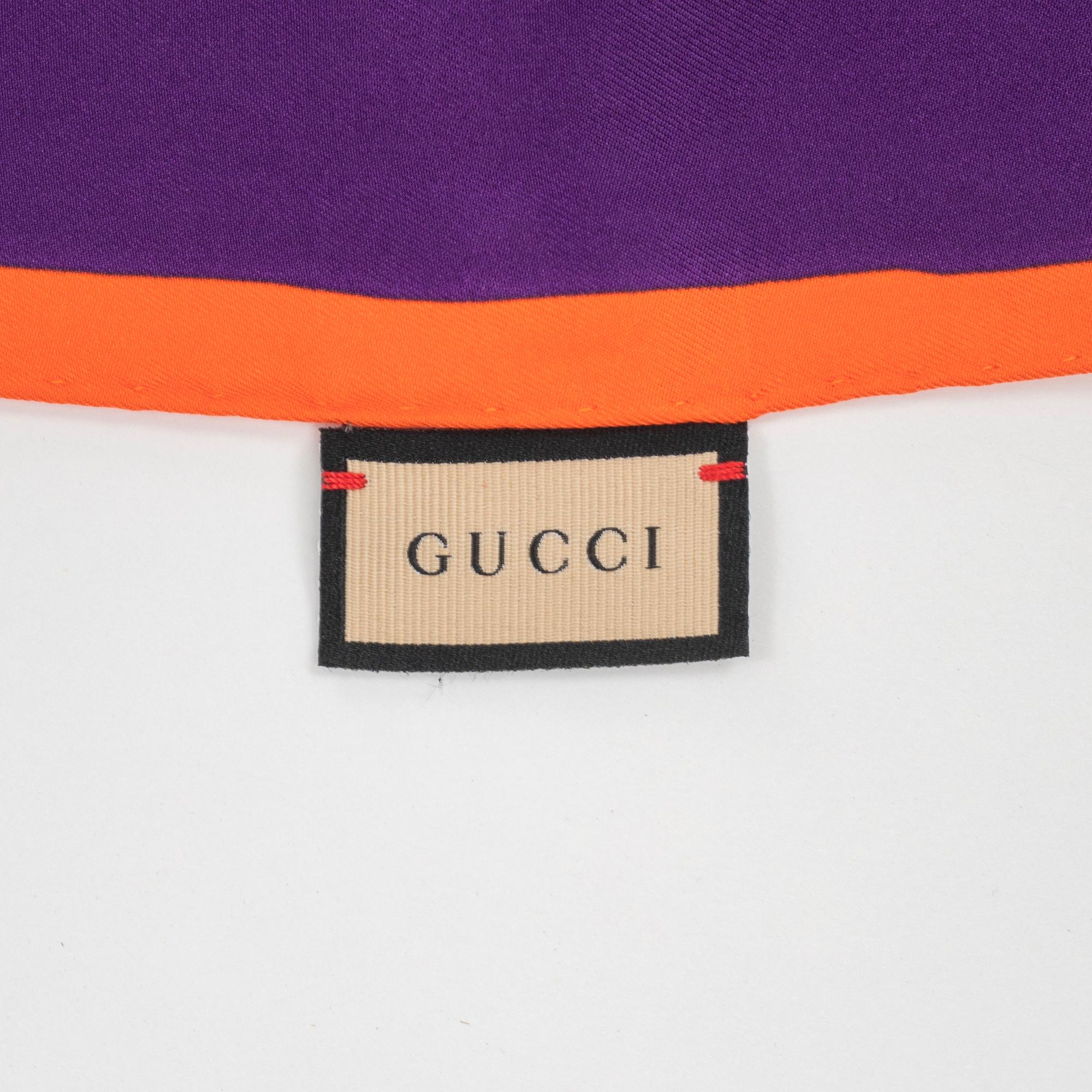 Gucci, scarf.