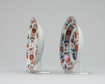 Four imari plates Qing dynasty, early 18th century.