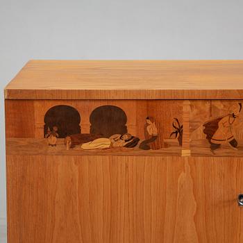 A 1930s sideboard, possibly by Mjölby Intarsia, Sweden.