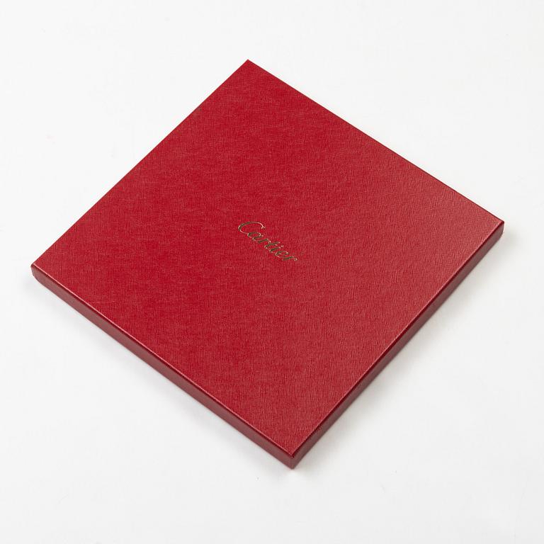 Cartier, scarf, "Poem de Baudelaire".