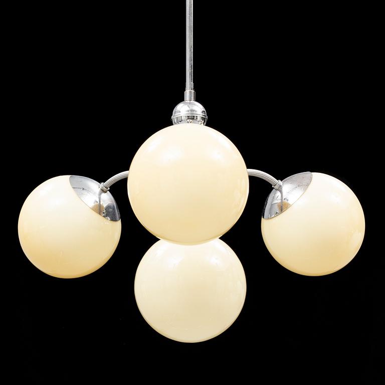 An art deco ceiling light, 1930's.