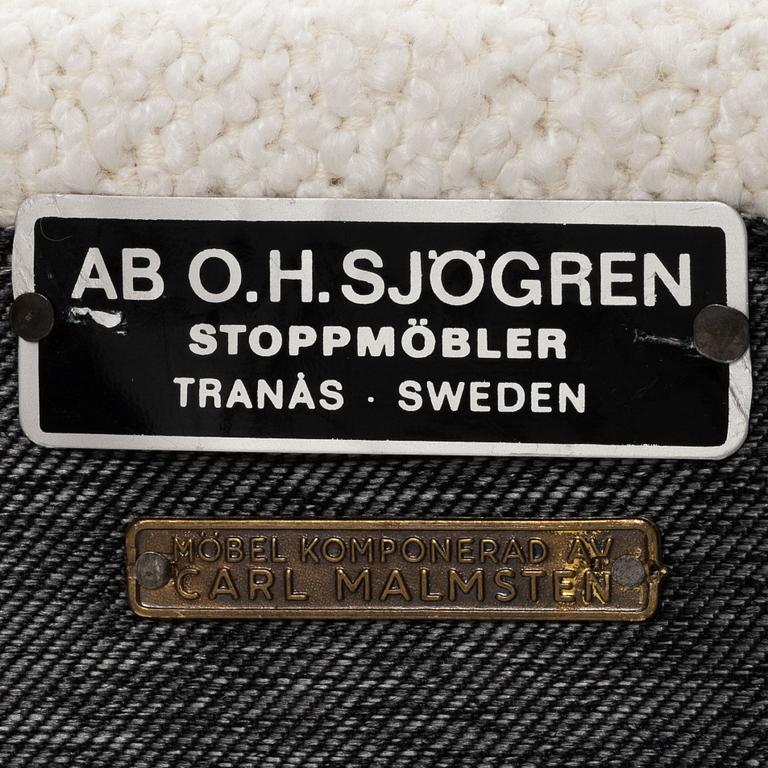 Carl Malmsten, soffa, "Patronen". OH Sjögren, 1900-talets andra hälft.