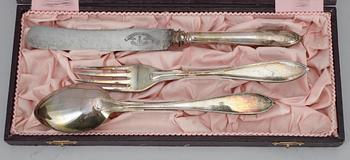 PARTI SILVER, ca 35 delar. Tot ca 430 g.