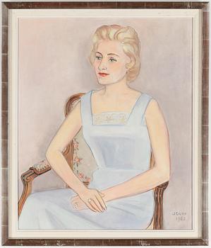 EINAR JOLIN, Olja på duk, signerad och daterad 1963.