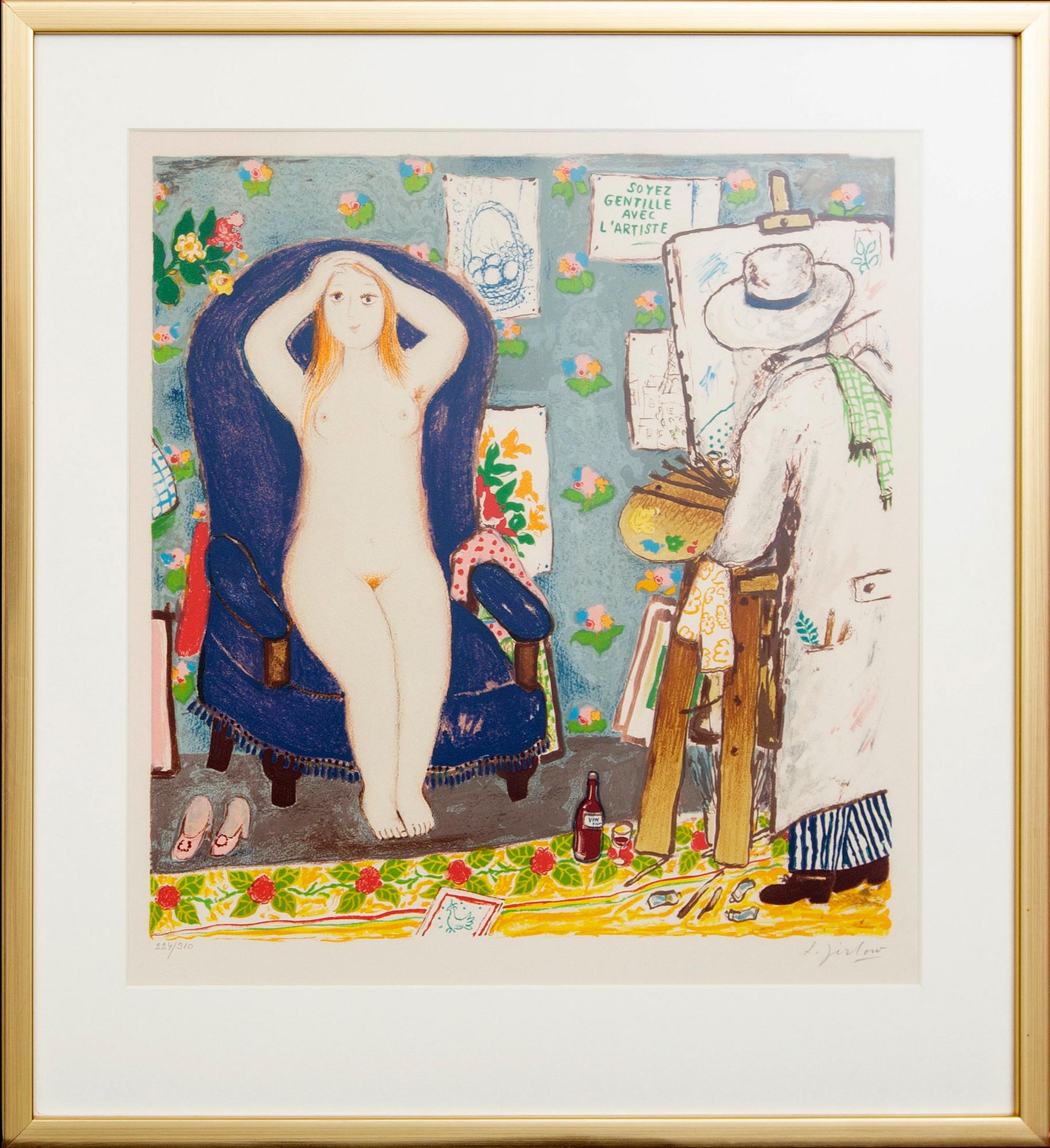 Lennart Jirlow,  lithogaph in colours signed and numbered 224/310.