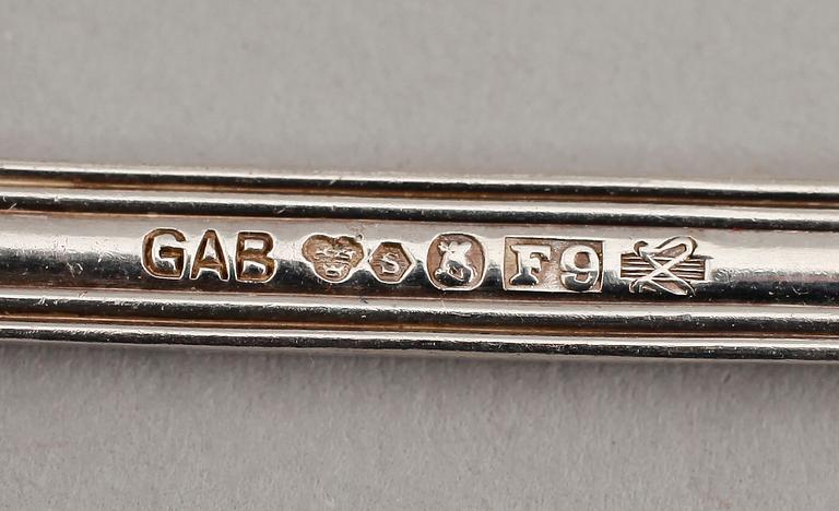 BESTICK, 24 delar, Stockolm 1956. Vikt ca 727 g.