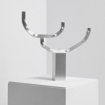 David Taylor, kandelaber, unik, "Aluminium Candelabra 3", Studio Mellösaverken, Sverige, 2025.