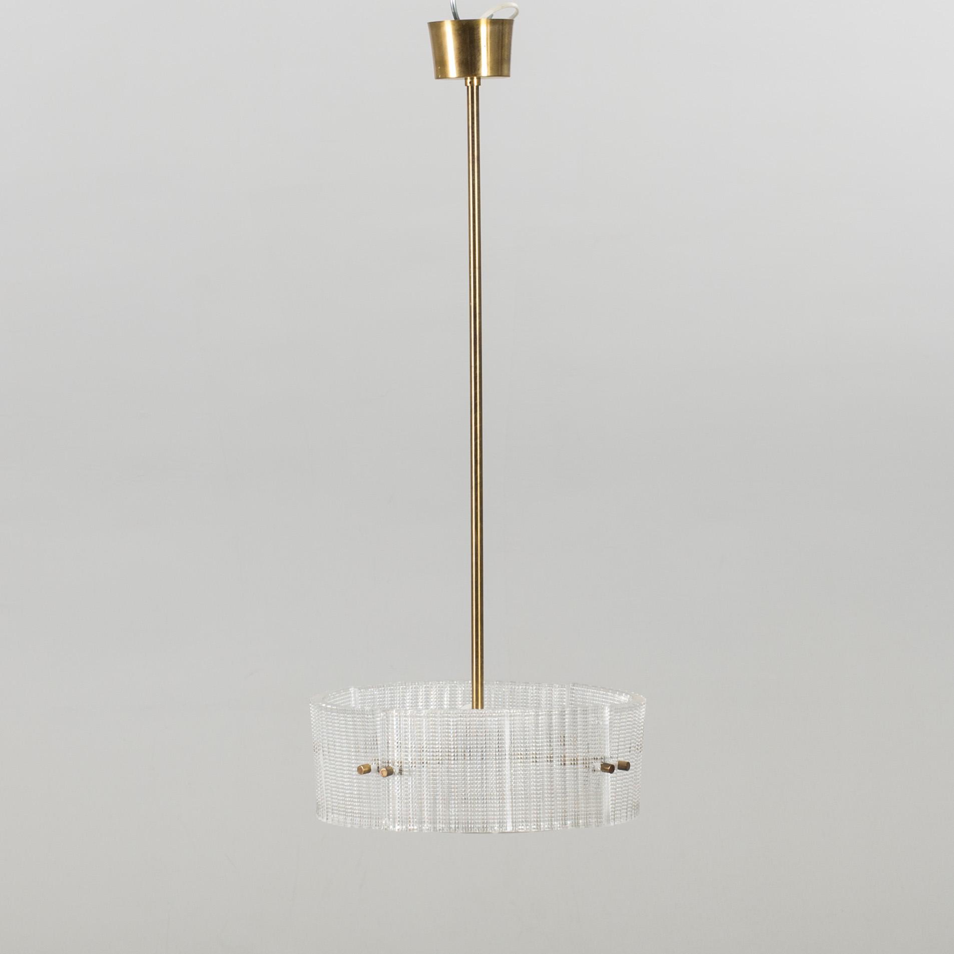 A SWEDISH ORREFORS LAMP.