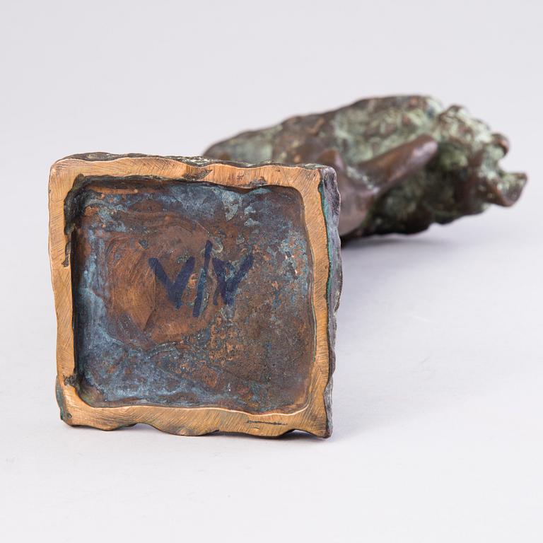 MATTI HAUPT, bronze, signed.