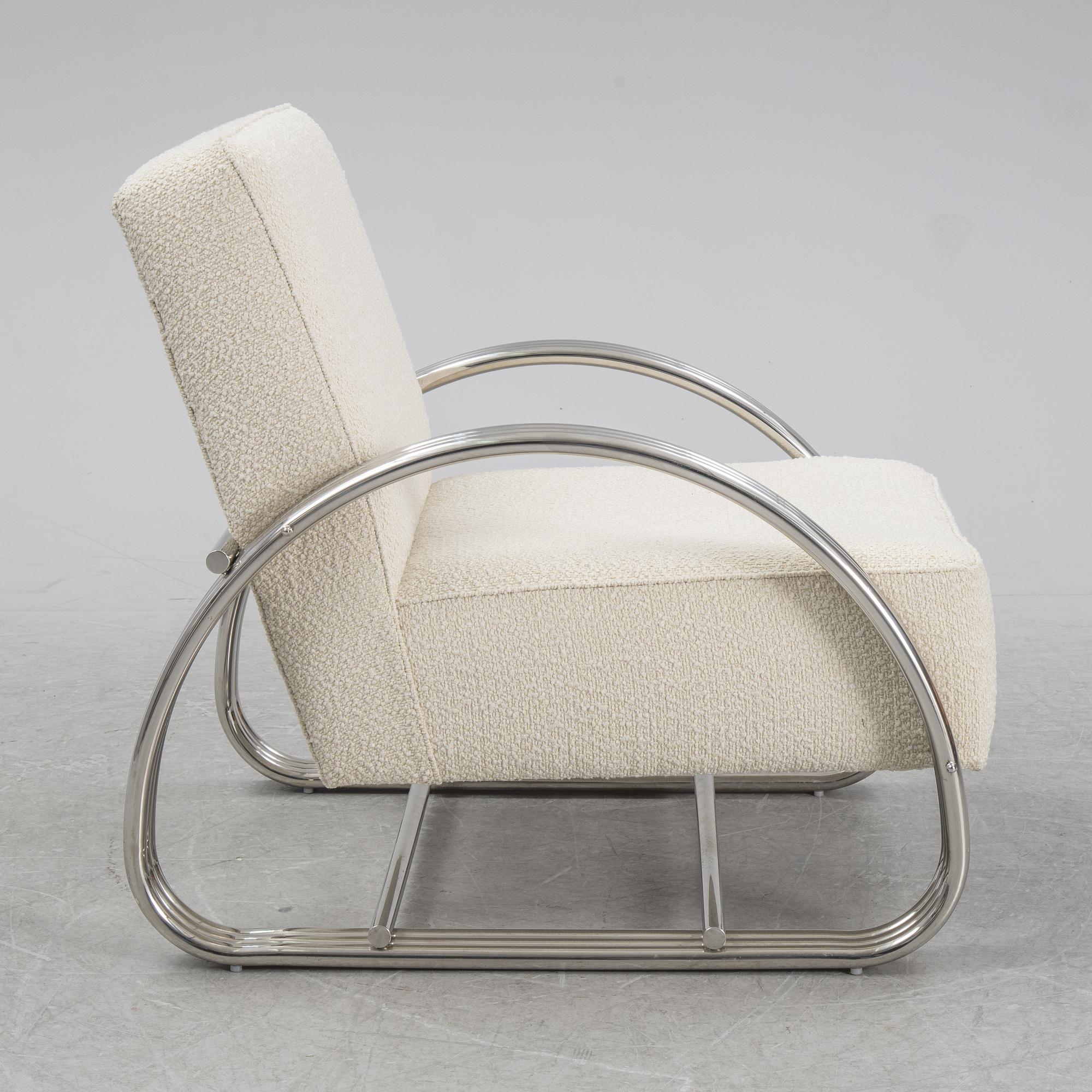 Kem Weber, after, a 'Hudson Street Lounge Chair' from Ralph Lauren, 21st Century.
