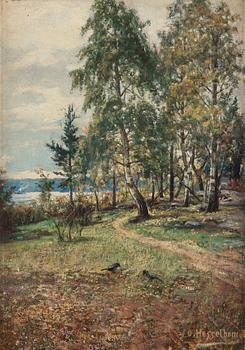 Otto Hesselbom, Summer landscape.
