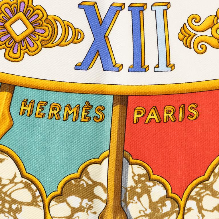 Hermès, scarf, "Carpe Diem".