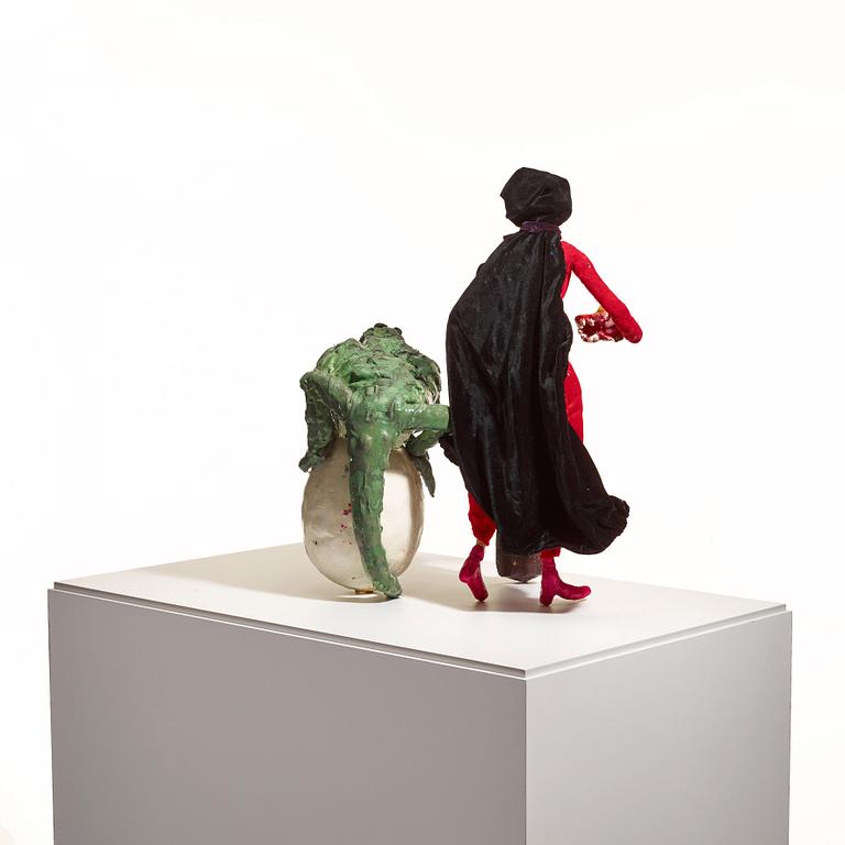 Nathalie Djurberg & Hans Berg, "Crocodile, Egg, Man" från "I am Saving this Egg for Later".