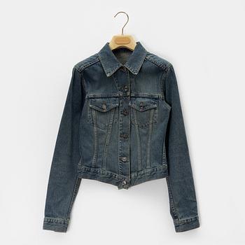 Gucci, a jeans jacket size 38.