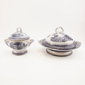 Servis 89 dlr earthenware "Lorraine" S&Co around 1900.
