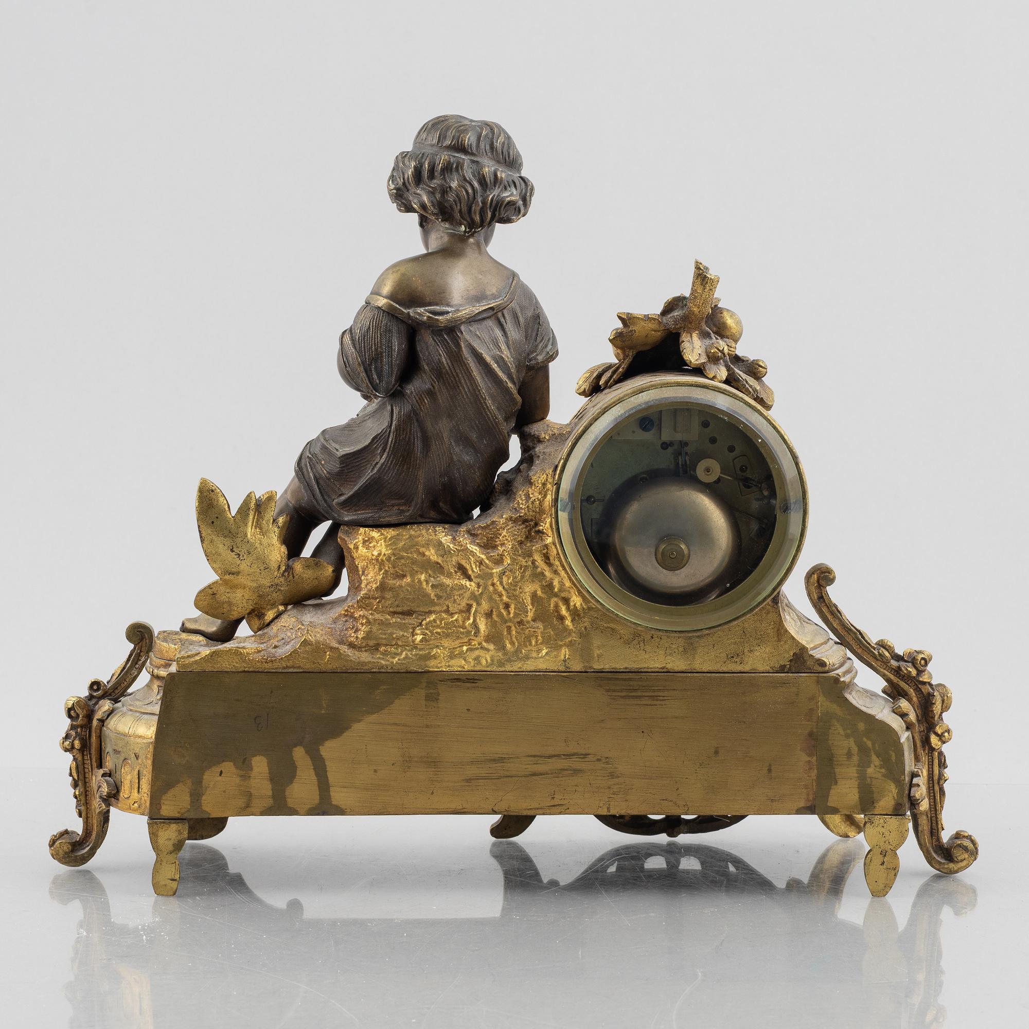 Bordspendyl, Frankrike, 1800-talets andra hälft.