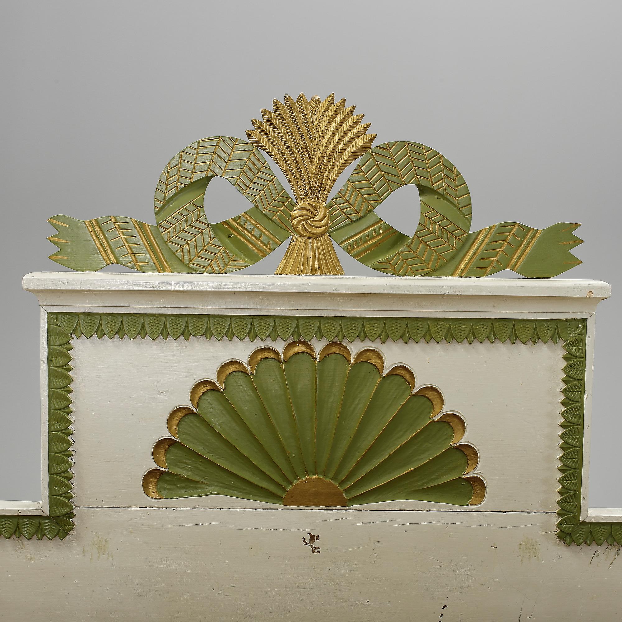 SOFFA, gustaviansk, omkring 1800.