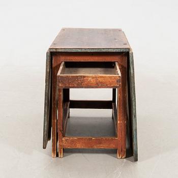 Drop-leaf table, second half of the 19th century.