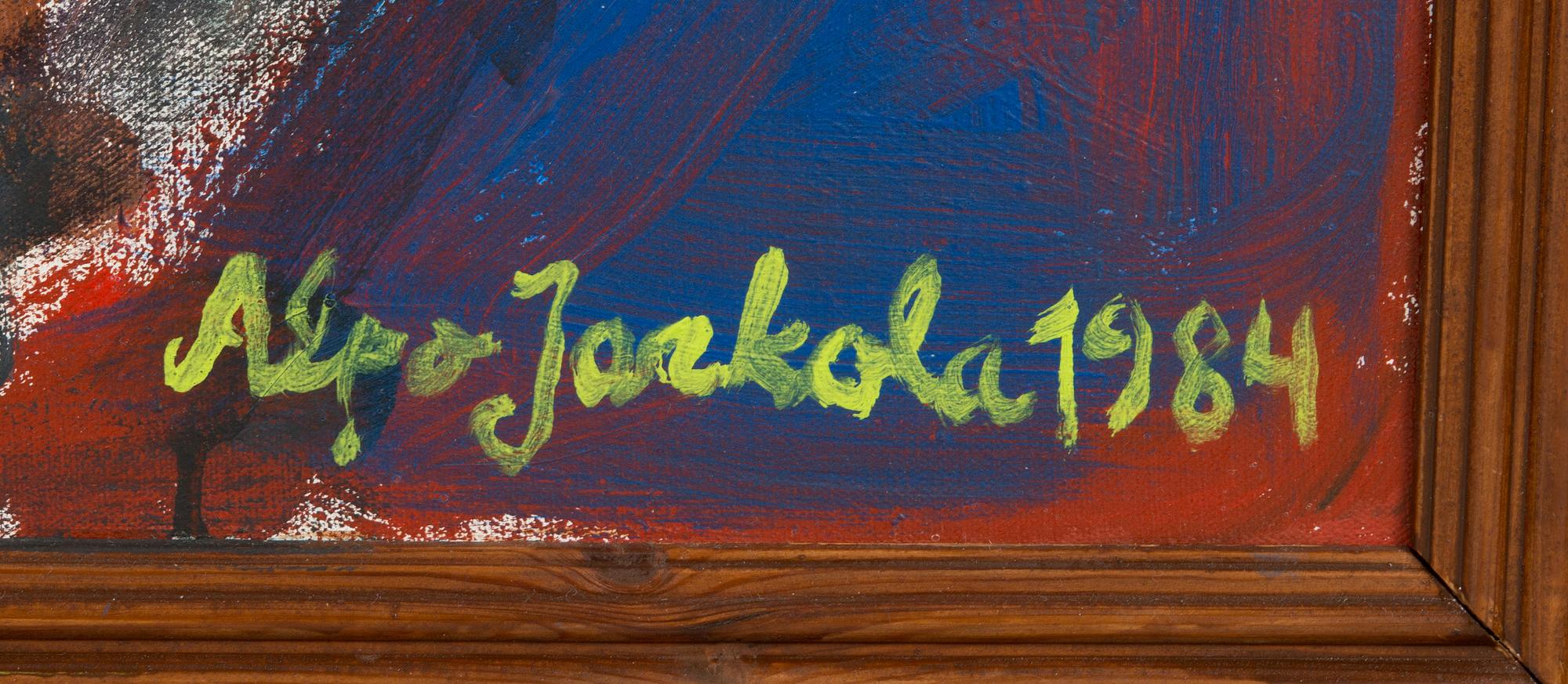 Alpo Jaakola, 'Laughing self-portrait arfter the war'.