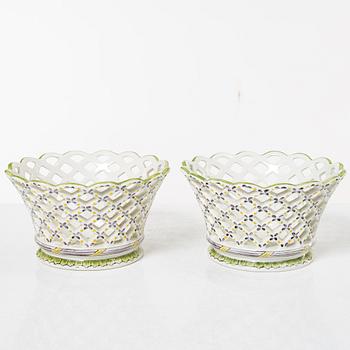 Galler bowls, 2 + 1 pcs, Rörstrand, early 20th century..