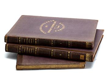BÖCKER, 3 volymer, "Svenska konungar och deras tidevarf" 1830-43.