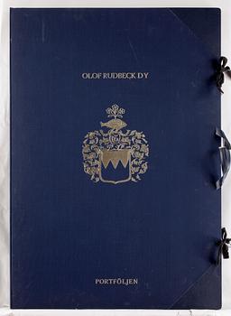 BÖCKER, 2+2 samt MAPP, Rudbecks Fågelboken/Book of Birds, Olof Rudbeck dy, René Coeckelberghs Bokförlag, Stockholm, 1986.