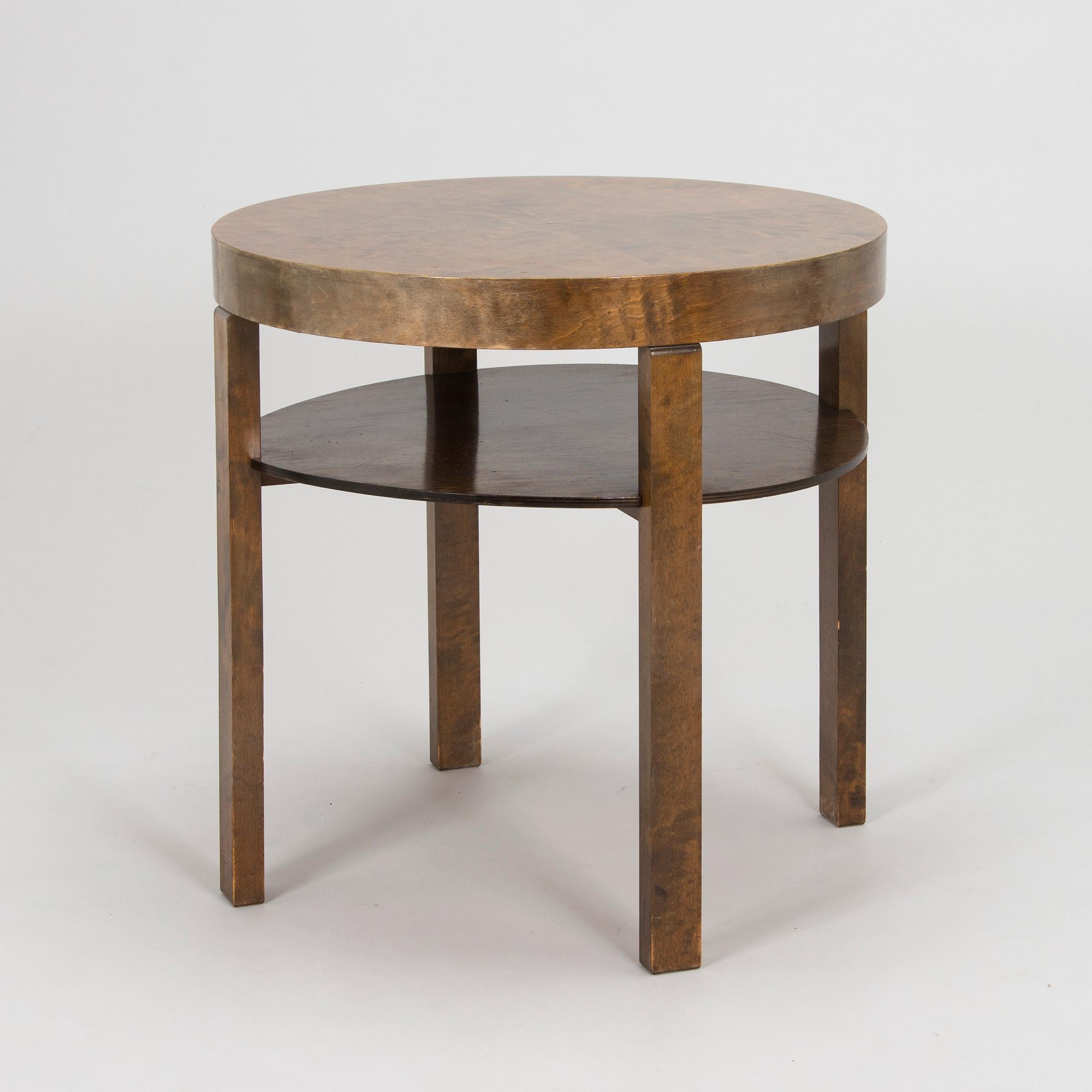 A 1930s coffee table.