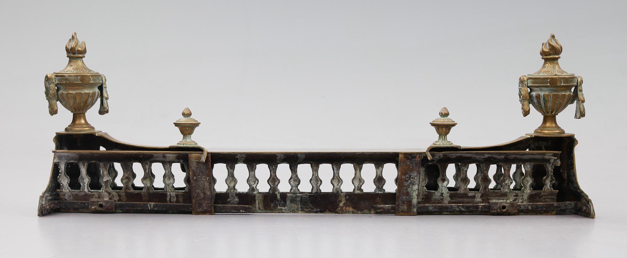 BRASSTÄLL, mässing, 1800-/1900-tal.
