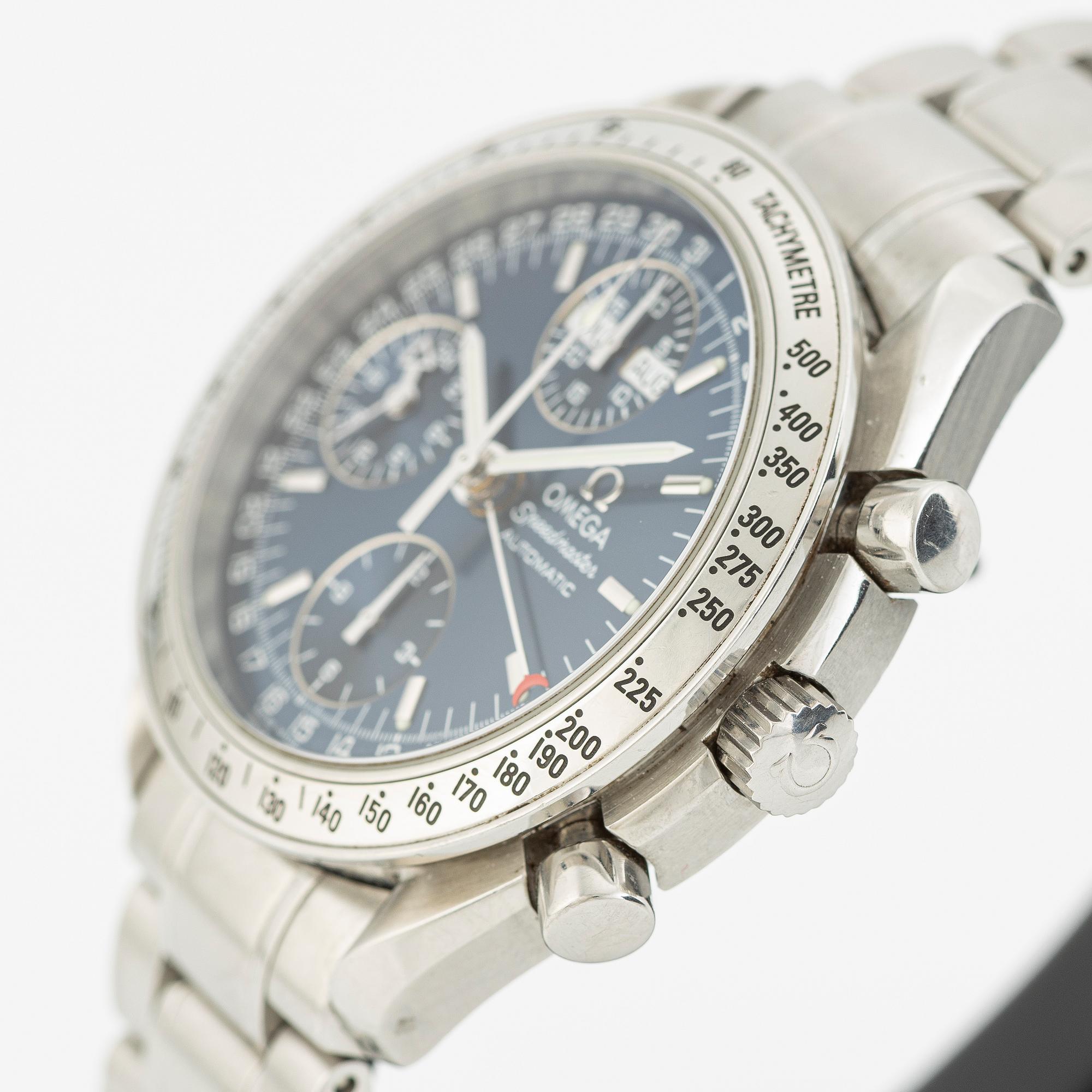 Omega, Speedmaster, Day-Date, kronograf, armbandsur, 39 mm.