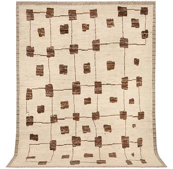 A carpet, modern design, Marocco, c. 280 x 202 cm.
