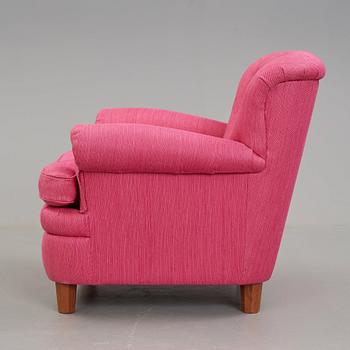 Josef Frank, a model 568 easy chair, Svenskt Tenn, Sweden.