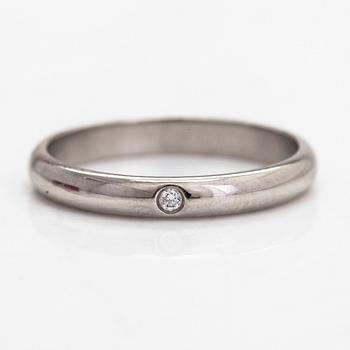 Cartier, ring, "1895", platina och en diamant ca 0.009 ct.