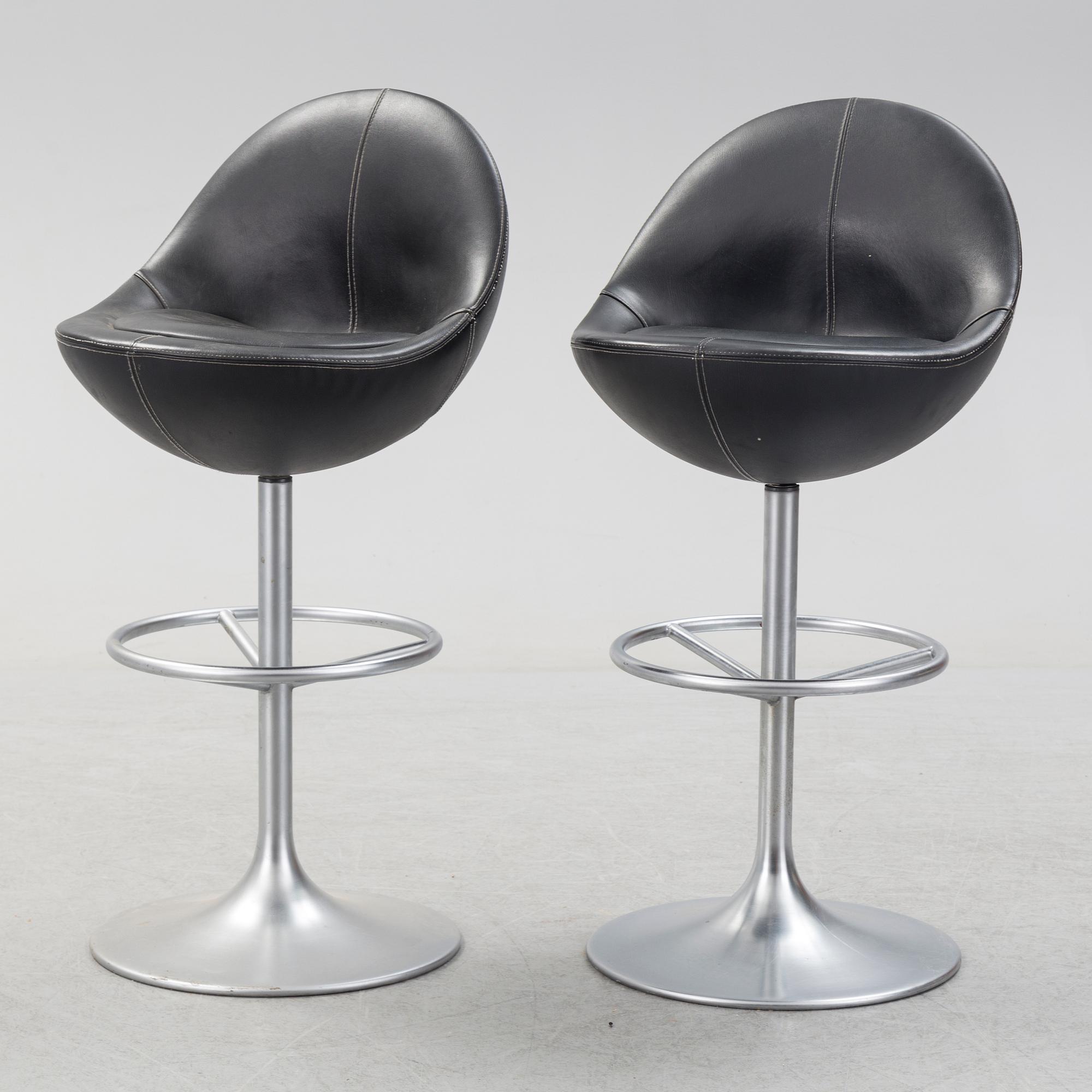 JOHANSSON DESIGN, "Venus", barstolar 6 st, omkring år 2000.