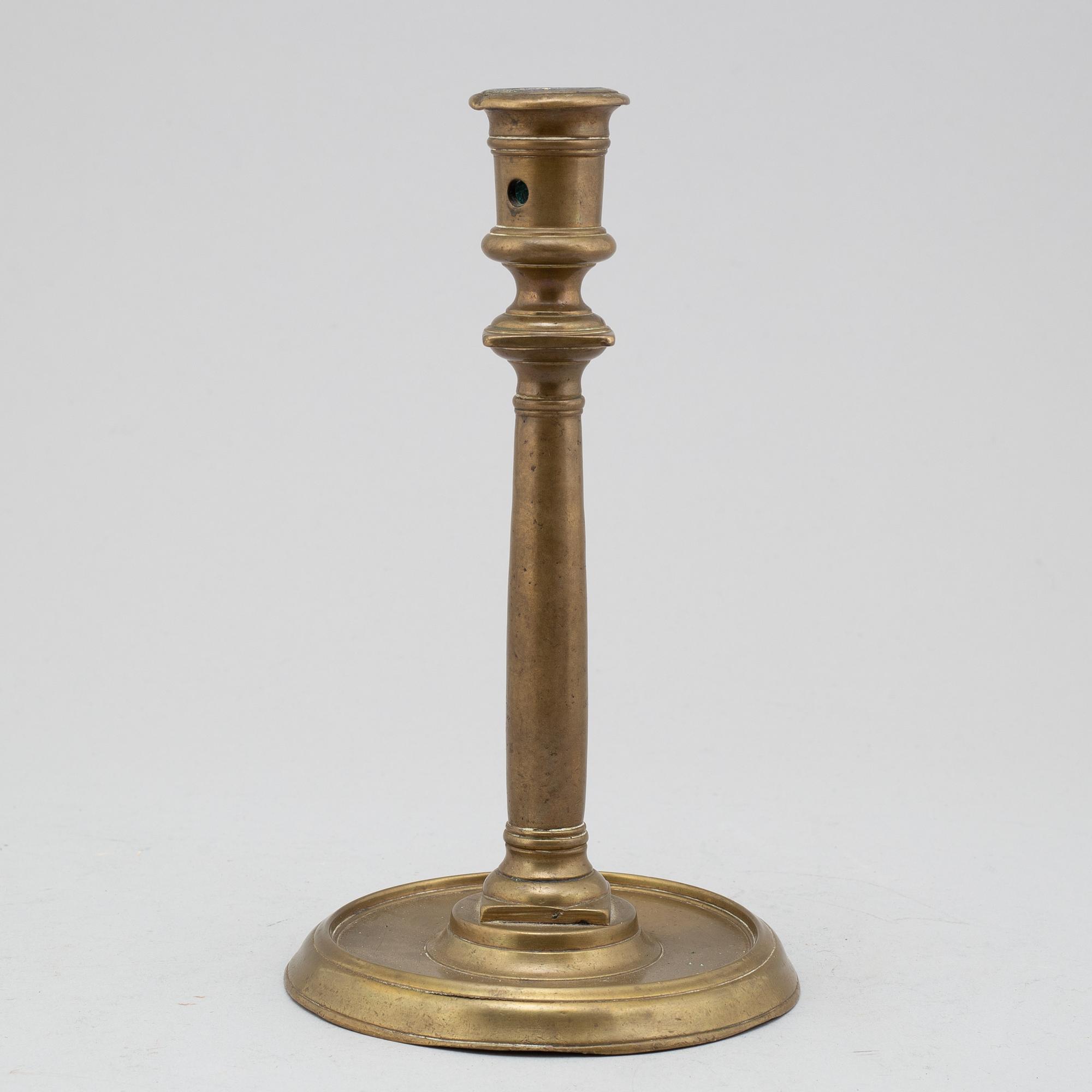 LJUSSTAKE, brons, 1500-tal.