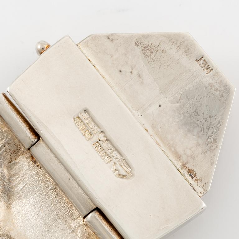 Björn Weckström, a bracelet, "Moon Bridge", silver. Lapponia, Helsinki 1971.