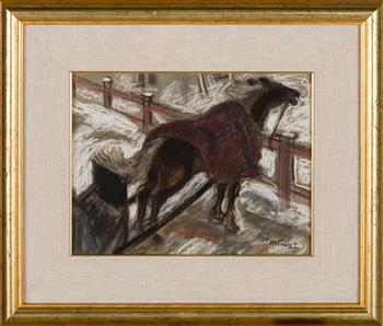 MARCUS COLLIN, pastel, signed and dated -32.