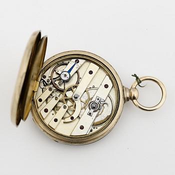 FICKUR, 3 st, silver, 1800-tal. Tot ca 194 gram.