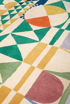 Josef Frank, A CARPET, "Bows", tufted, ca 371,5 x 246,5 cm, design by Josef Frank, Almedahls.