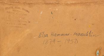 ELSA HAMMAR-MOESCHLIN, oil on canvas, relined, signed and dated -06.
