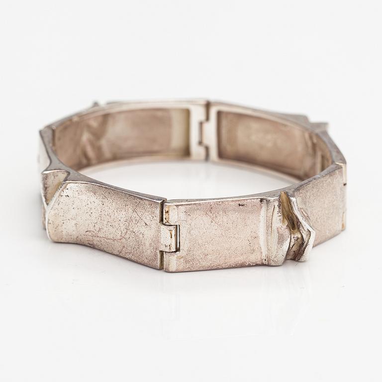 Björn Weckström, Armband "Ceres", sterlingsilver. Lapponia 1973.