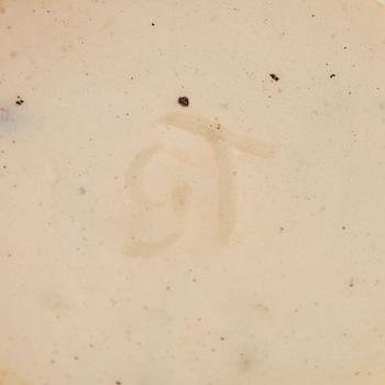 Gerda Thesleff, A stoneware vase signed GT.