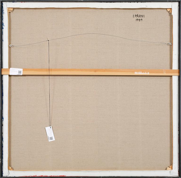 ILKKA PÄRNI, oil on canvas, signed and dated 1989 a tergo.