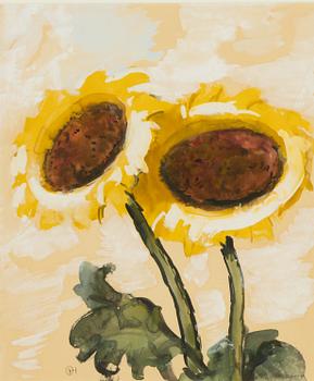 Olle Hjortzberg, Sunflowers.