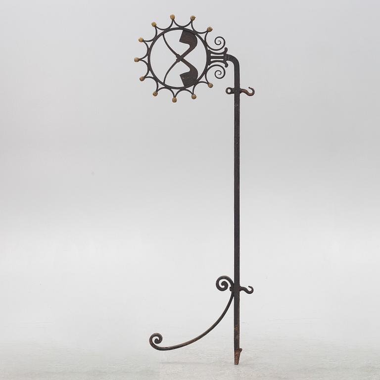 Wall holder for shop sign, 19th century.