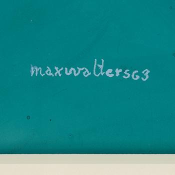 MAX WALTER SVANBERG, mixed media with collage, signed and dated -63.