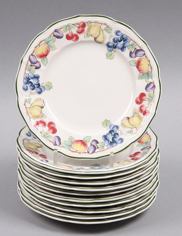 ASSIETTER, 11 st, porslin, "Melina", Villeroy & Bosch.