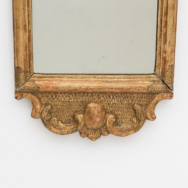 A Rococo mirror, Sweden, second half of the 18th Century.
